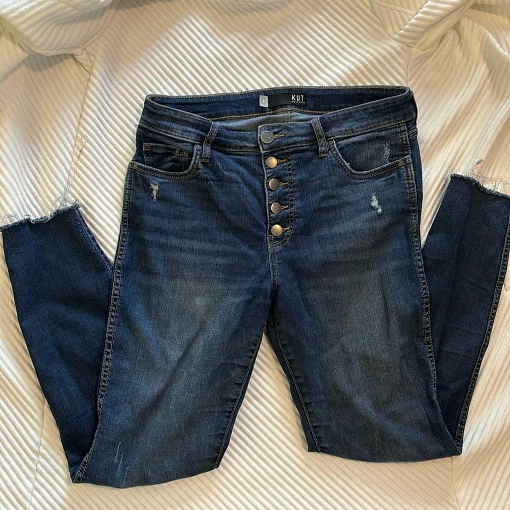 Kut from the Kloth jeans - Donna Fab Ab Ankle Skinny size 8